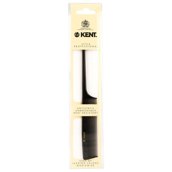 how to get a very clean side part look in your hair with kent professional tail comb