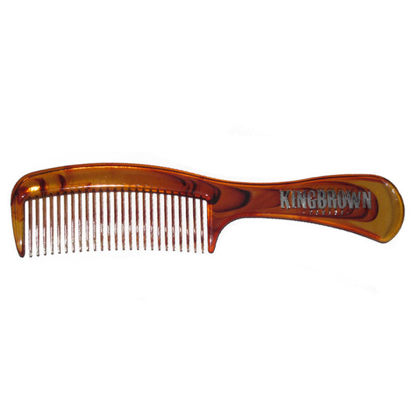 King Brown Tort Handle Comb