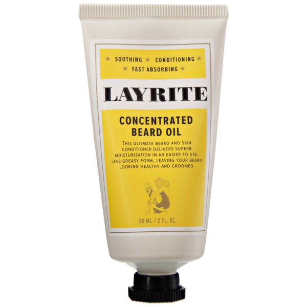 Layrite Concentrated Beard Oil Front Label