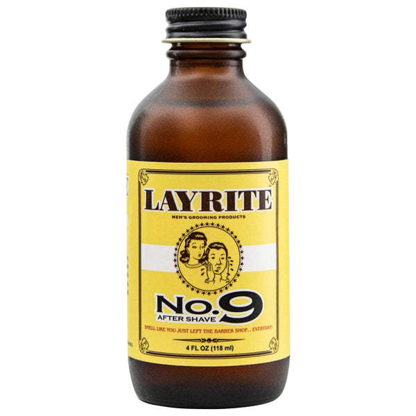 Bottle of Great Smelling Layrite No. 9 Bay Rum Aftershave