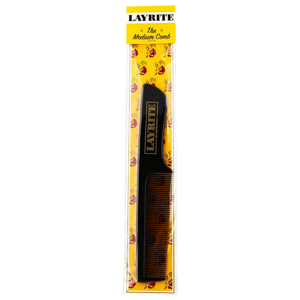 Glides smoothly through hair without hurting the scalp Layrite Pocket comb