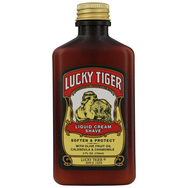 Great working Lucky Tiger liquid cream shave product