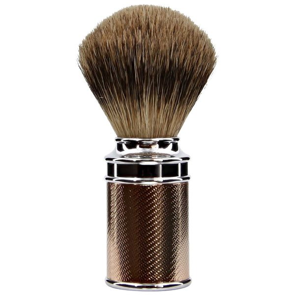 the sexiest and best looking shaving brush from muhle in gold