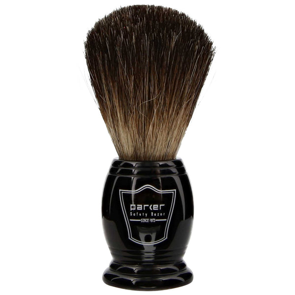 Genuine black badger bristle Great bristle density for a great lather free stand included