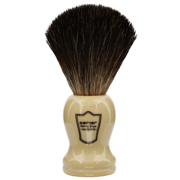 Black badger bristle Soft tipped brush is lather friendly 22mm knot