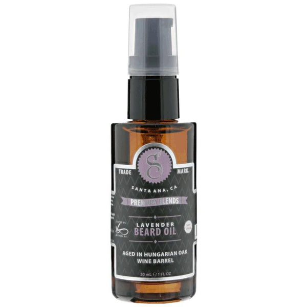 Suavecito Premium Blends Lavender Beard Oil Front Label 1fl oz