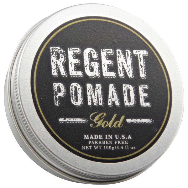 Regent Pomade Gold Top Label