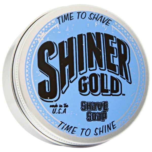 Shiner Gold Shave Soap Top Label