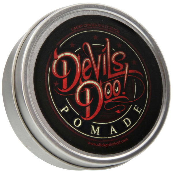 Devils Doo Pomade Top Label