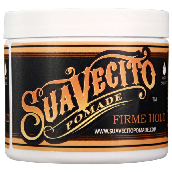 Suavecito Firme/Strong Hold Pomade Side Label