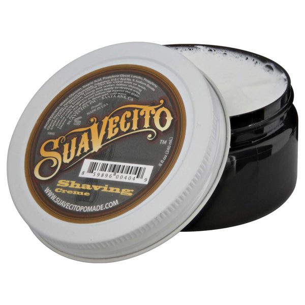 open jar of suavecito shave cream 
