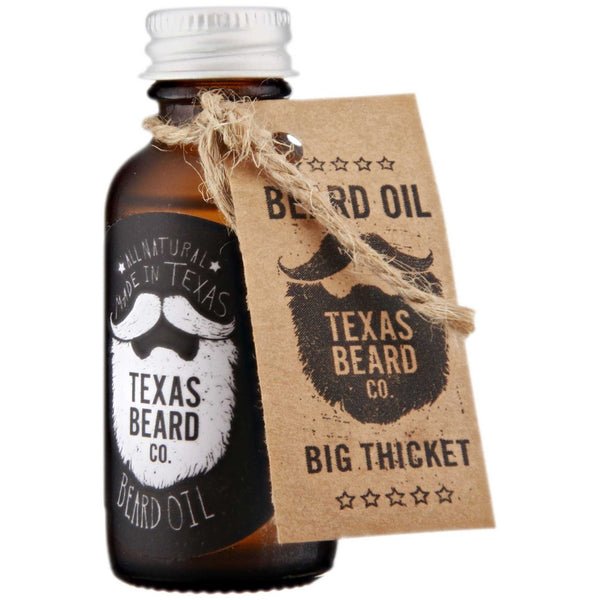 Texas Beard Co. Big Thicket Beard Oil Side Label