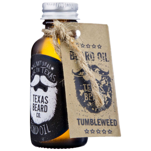Texas Beard Co. Tumbleweed Beard Oil Side Label