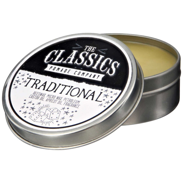 The Classics Pomade Co. Traditional Pomade Open