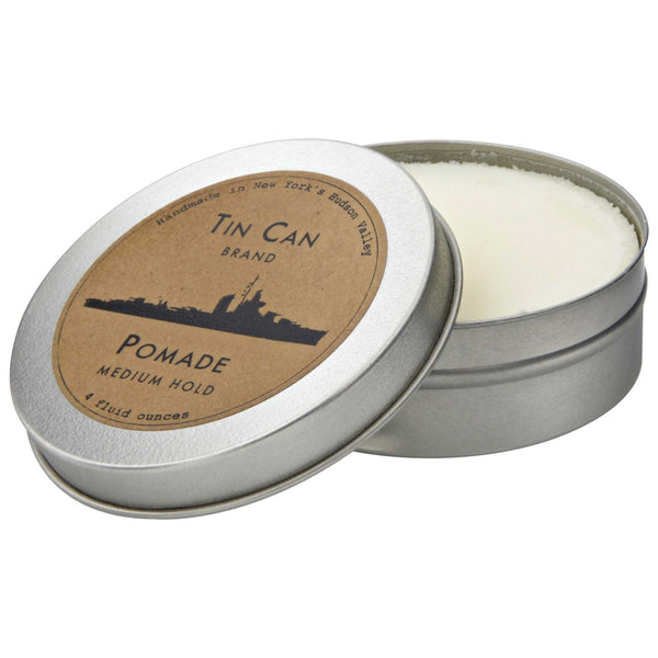 Tin Can Pomade Open