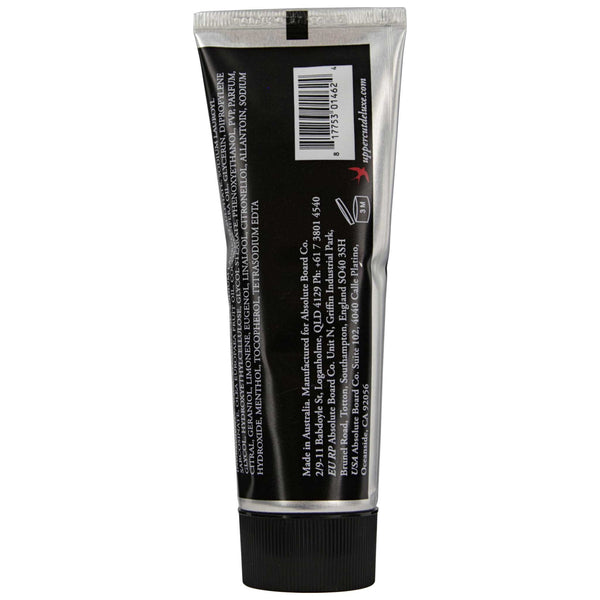 Uppercut Shave Cream back label with ingredients list