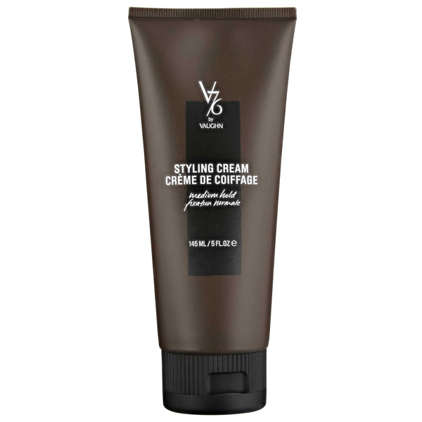 V76 Styling Cream for thin or straight hair and a casual look hairstyle 