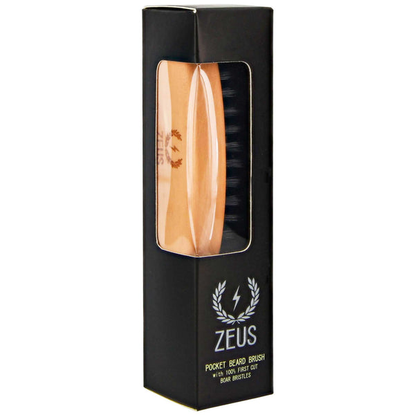 a great travel beard brush from zeus brushes